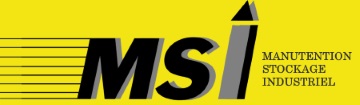 logo officiel MSI - Manutention Stockage Industriel Occitanie et France