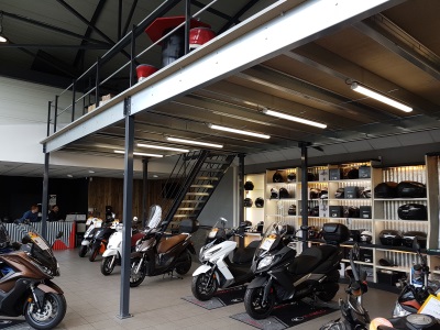plateforme de stockage type mezzanine magasin atelier MSI